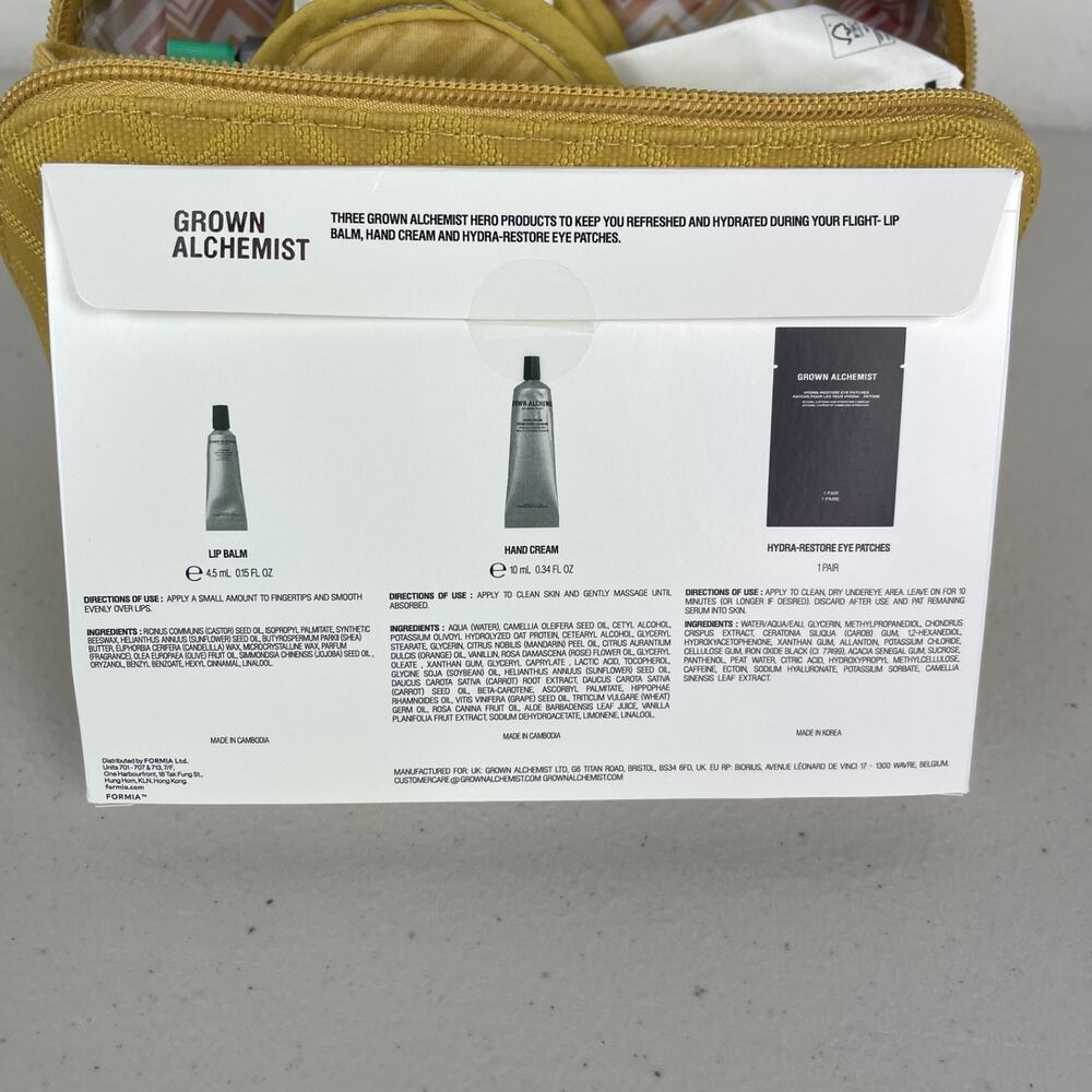 Delta One Rio Radiance Yellow Missoni Amenity Kit Bag Socks NEW 2026 Summer - Picture 10 of 16